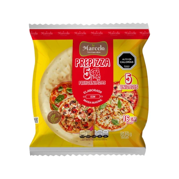 Prepizza prehorneada 5 unidades