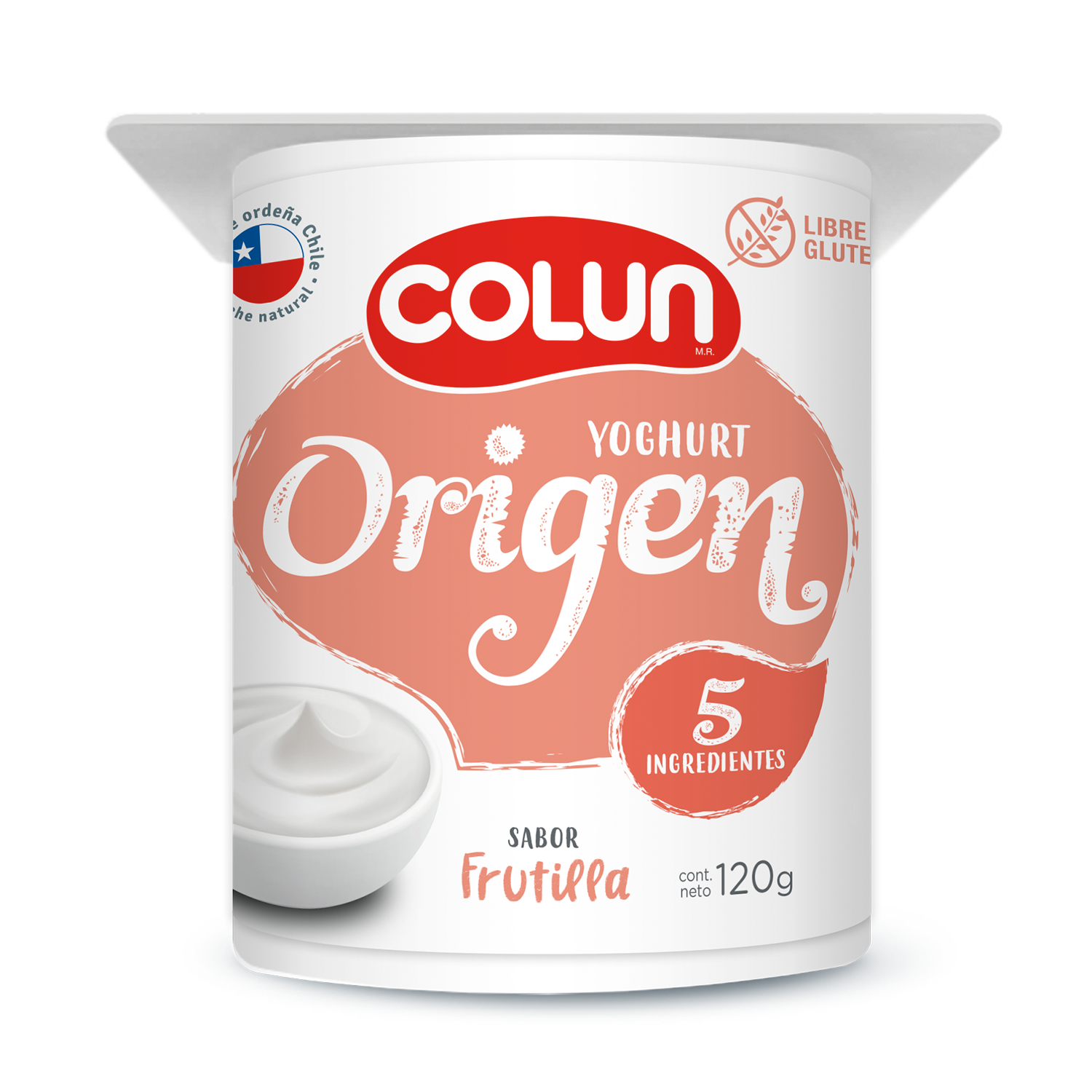 yogur Origen frutilla 120 g
