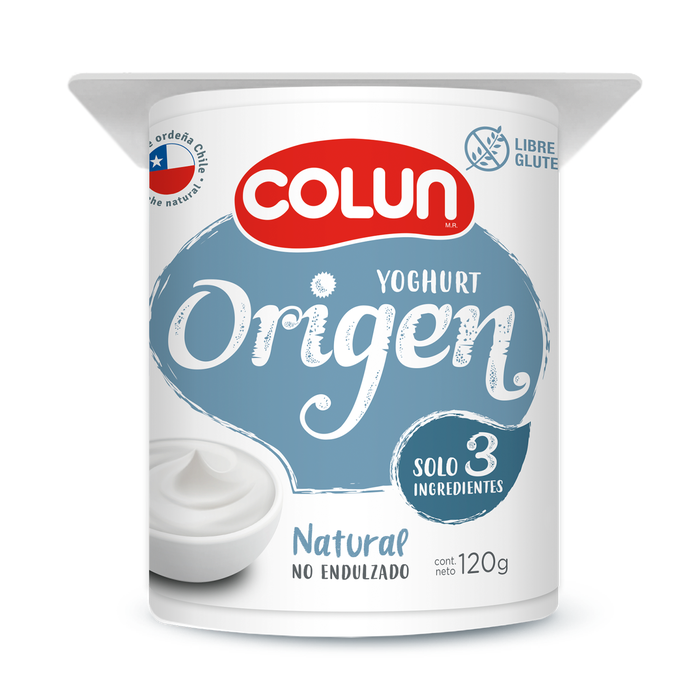 yogur Origen natural 120 g