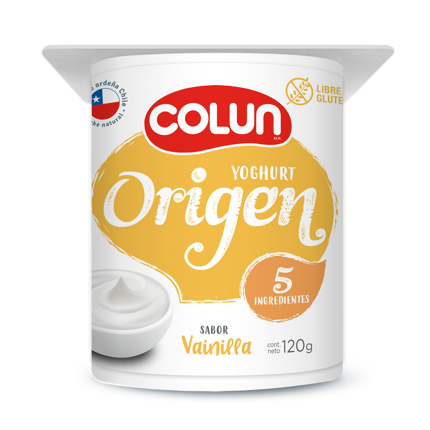 yogur Origen vainilla 120 g