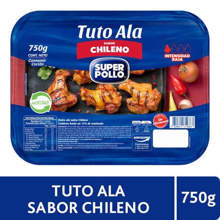 2X$5000 Tuto Ala Sabor Chileno 750g