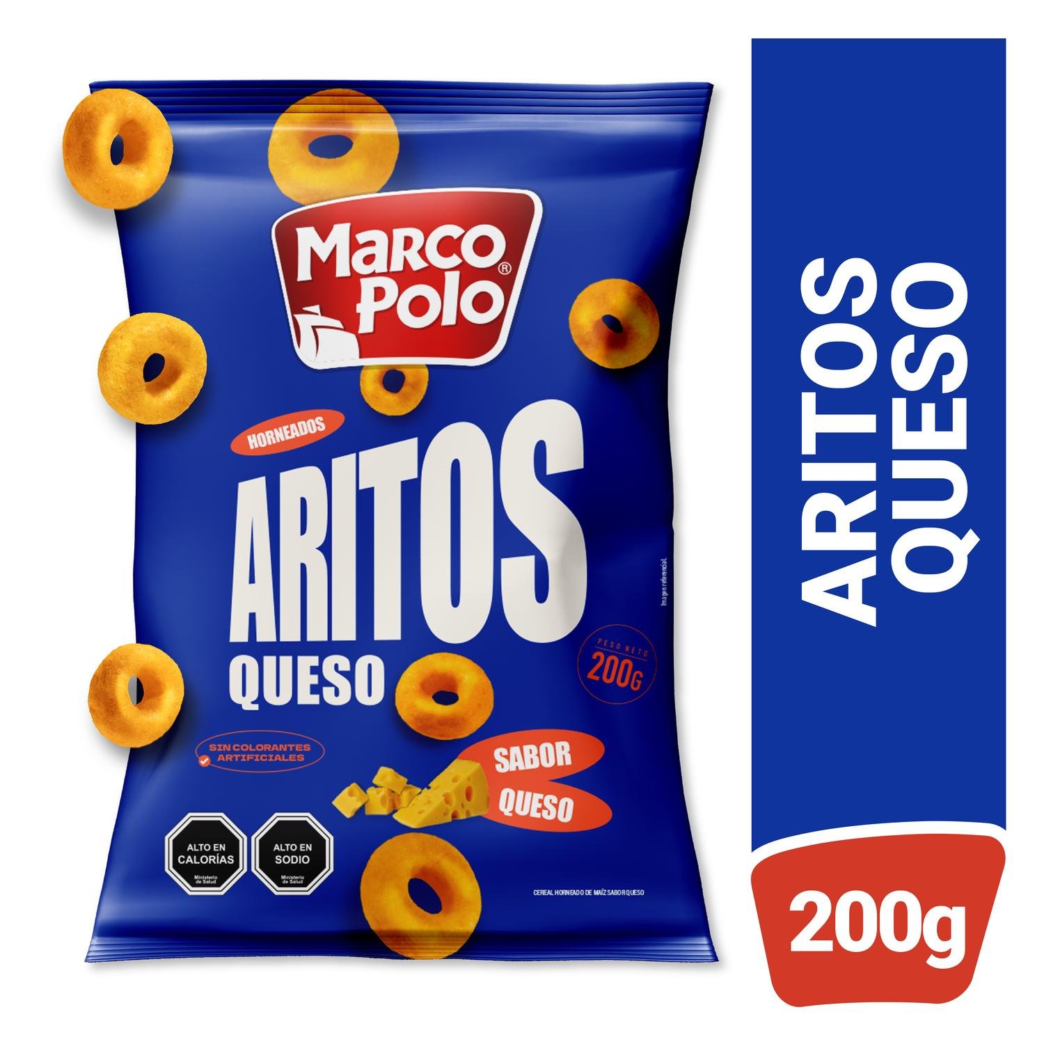 Aritos sabor queso 200 g